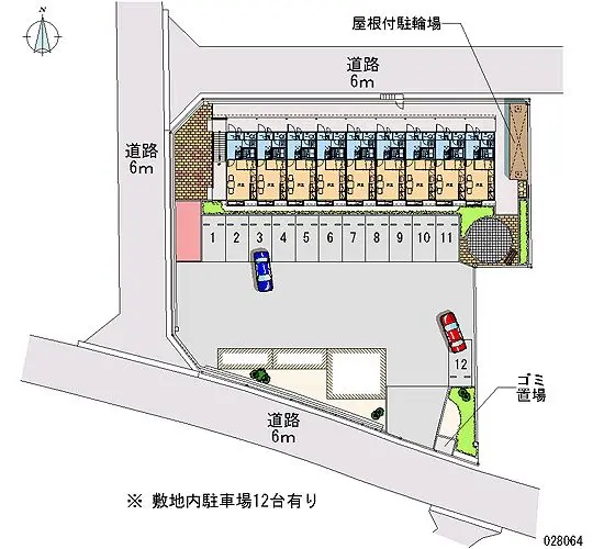 ★手数料０円★天理市勾田町　月極駐車場（LP）